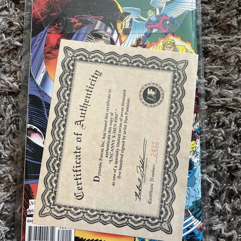 Uncanny X-Men #304, VF+/8.5, Marvel 1993, Magnet Hologram Wraparound Cover - Image 4 of 4