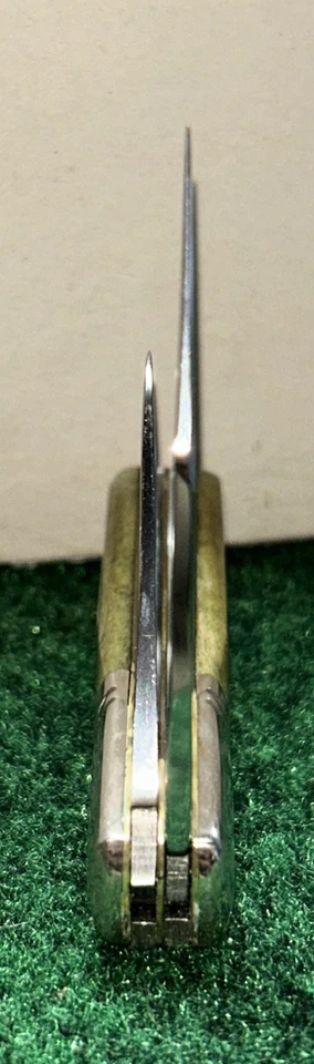 Faca Heritage Schrade + EUA 2661 Everlasting Sharp Green Bone Barlow 1983 nova na caixa - Imagem 4 de 4