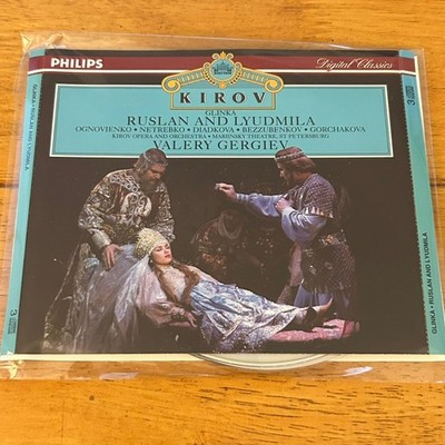 Glinka – Ruslan and Lyudmila CD 3-disc 1996 Kirov Opera Valery