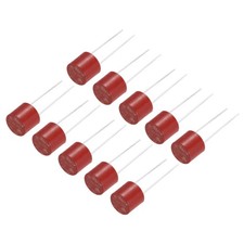 15Pcs Cylindrical DIP Mounted Miniature Micro Fuse , T-1.25A 1.25A 250V, Red