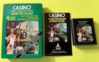 Casino Atari 2600 Video Game Authentic Cartridge Complete Tested Works Great!