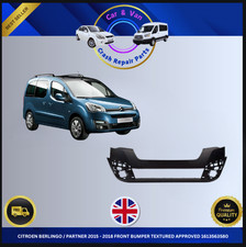 CITROEN BERLINGO / PARTNER 2015 - 2018 FRONT BUMPER TEXTURED APPROVED 1613563580