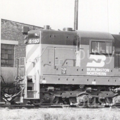 #ad #ad 1970 Burlington Northern Railway Electromotive #6150 Aurora Illinois CBamp;Q #2 $37.50