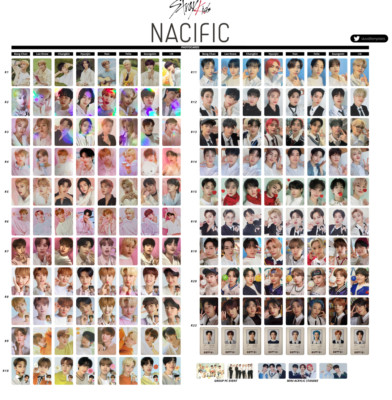 Stray Kids Photocard Fotokarte Nacific All Member