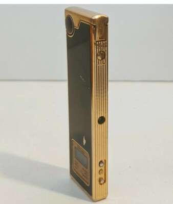 Sonica Butane Cigarette Lighter Clock Quartz Watch Japan Very Rare
