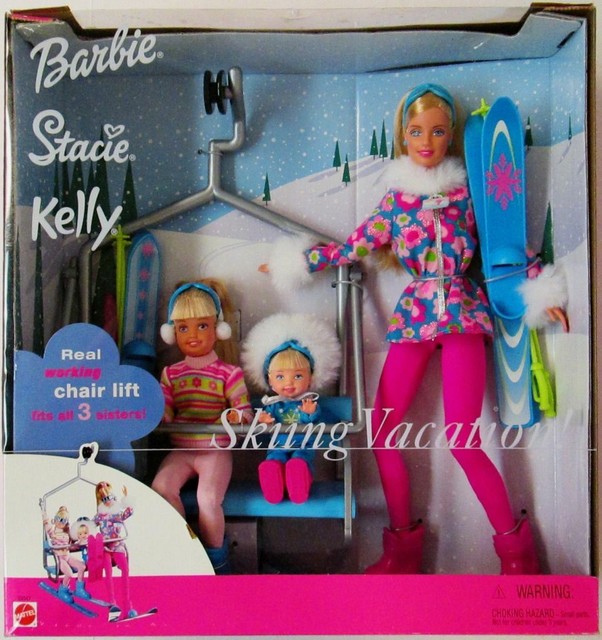 barbie ski set