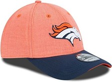 New Era Denver Broncos Change Up Classic Heather 39THIRTY Flex Fit Hat Cap 
