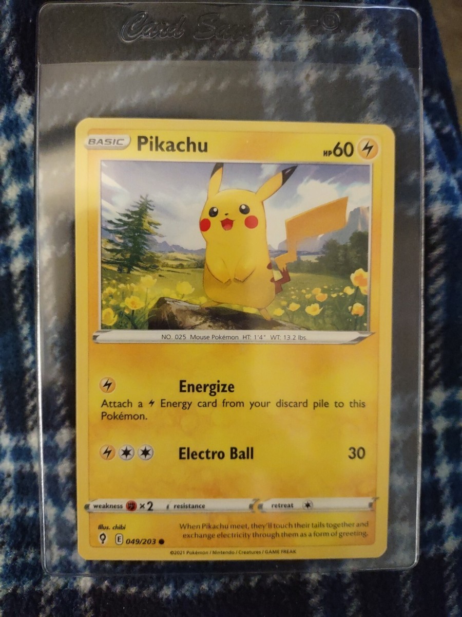PIKACHU - 049/203 - Evolving Skies - Pokemon Card - NM | eBay