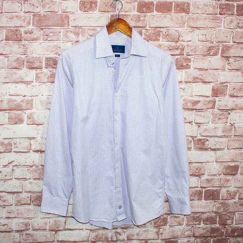 David Donahue Men's Slim Fit Button up 