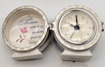 Hallmark Moments Of Beauty Bezel Box W/Clock 