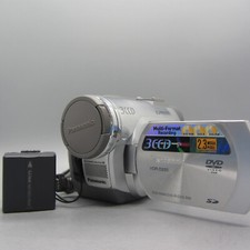 Panasonic 3CCD VDR-D250 Handheld DVD-RW Camcorder Silver Tested