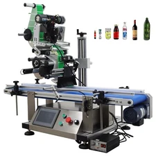 110V Automatic Desktop Labeling Machine Coder Flat Labler Fully Transparent Labe