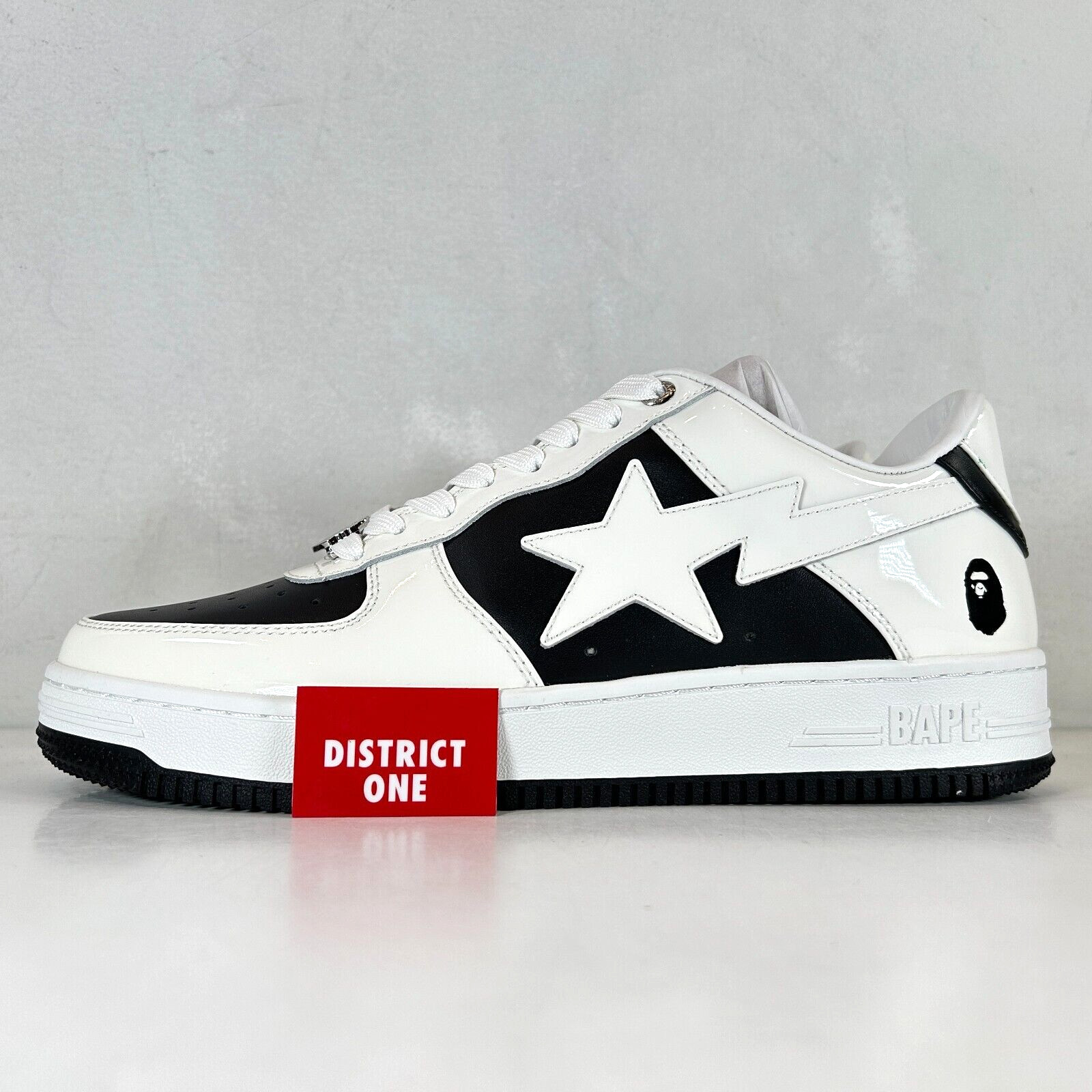 Набор для купания Ape Bapesta 6 из лакированной кожи черный - Размер 95 - 1K30191328 BLK 54790₽