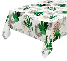 Tovaglia Cucina H140 Al Metro Cerata Antimacchia Copritavolo Su Misura Palma