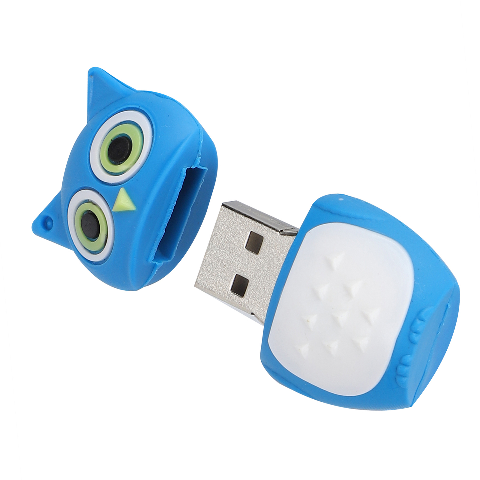 Cartoon U Disk Blue Owl Appearance High Speed Bulk Storage Flash Drive Memor LJ