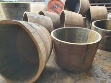 Water Tight Whisky Barrel Oak Planter/Tub/Half Barrel/Pot/Ice Bucket 