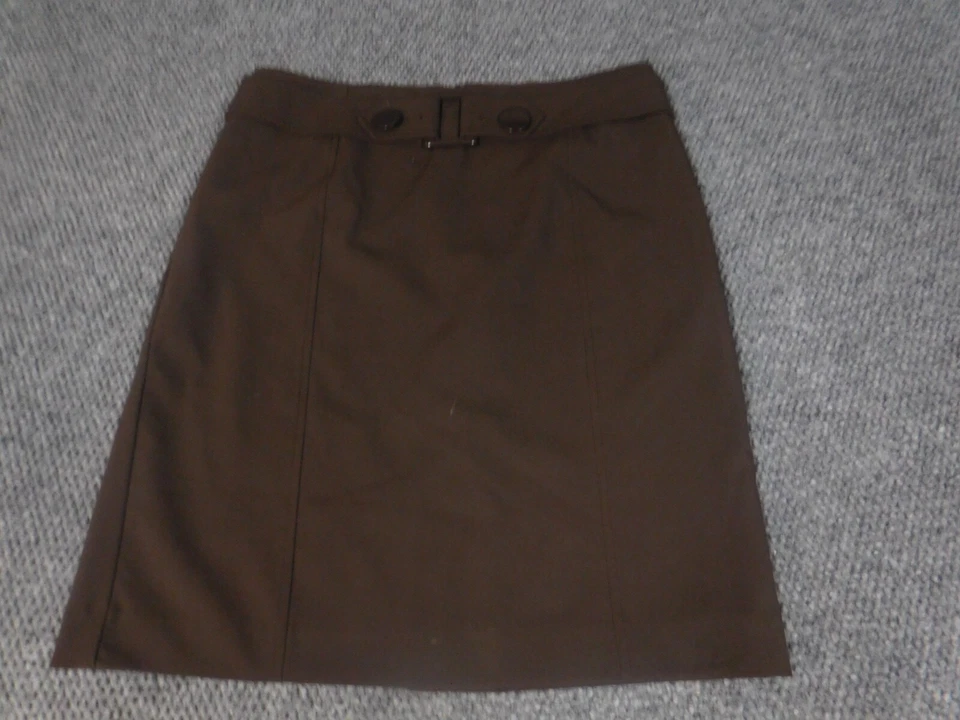 Apt 9 Womens Skirt 10 Brown A-line - Image 3 of 4