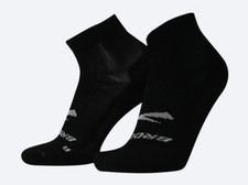 NWOT Brooks Ghost Quarter Asphalt Black Compression Running Socks