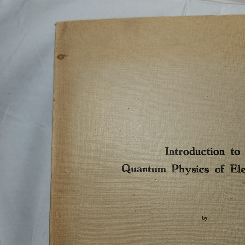 1969, Introduction To Quantum Physics of Electronics Part II, Overstraeten+ - Imagen 19 de 24