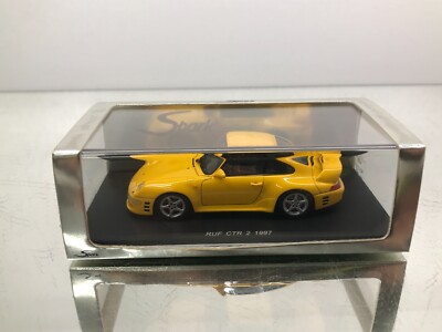 SPARK S0705 RUF CTR 2 1997 -YELLOW 1:43- GOOD IN BOX - 425