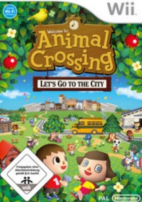 NINTENDO Wii ANIMAL CROSSING Lets go to the City DEUTSCH  