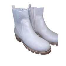 Nnew. Dolce Vita deuke Chelsea boot-leather in sandy pink- Sz 4.5 big kid or 6 w
