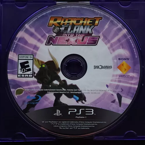 Ratchet & Clank: Into the Nexus - PS3, Loose, Cleaned & Tested