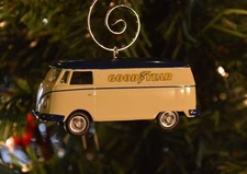 Volkswagen Good Year Panel Van Bus Custom Christmas Ornament VW 1/64 T1 Vanagon