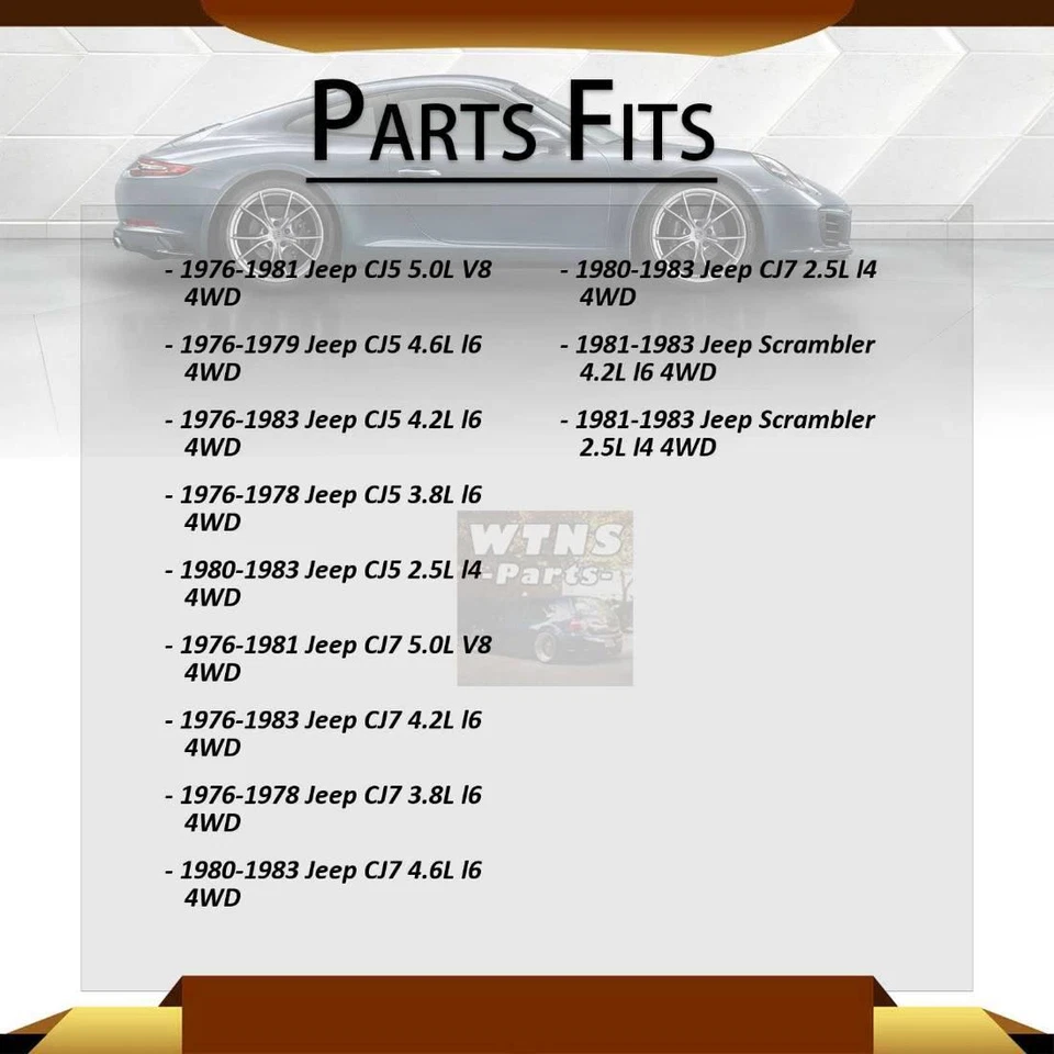 Se adapta a 1976 1977 1978 1979 1980 1981 1982 Jeep CJ5 Timken sello de rueda interior delantera Foto 2 de 4