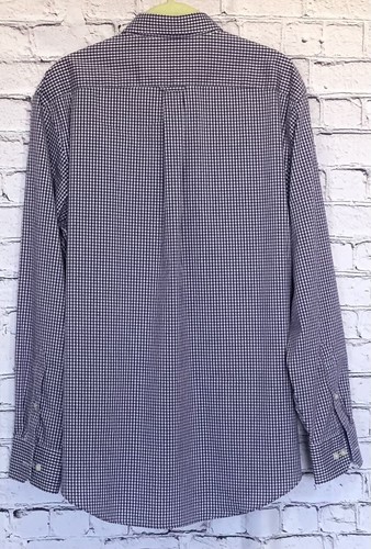IZOD Men's Shirt Non-Iron Stretch Size Medium Button-Down Purple Long Sleeve EUC - Picture 4 of 7