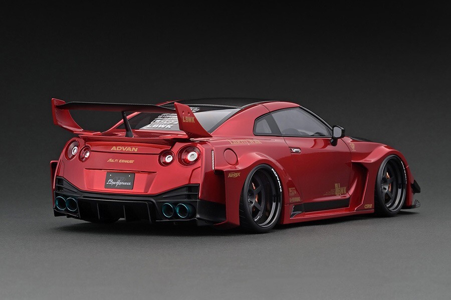 ignition model【IG 2340】 LB-WORKS 35GT-R IG2723 LB-Silhouette WORKS GT Nissan 35GT-RR Red/Black #5