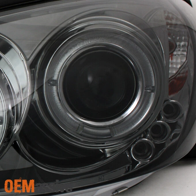 Fits 2002-2006 Toyota Camry Smoke Halo Projector LED Headlights Light Lamp LH+RH - Image 4 of 4