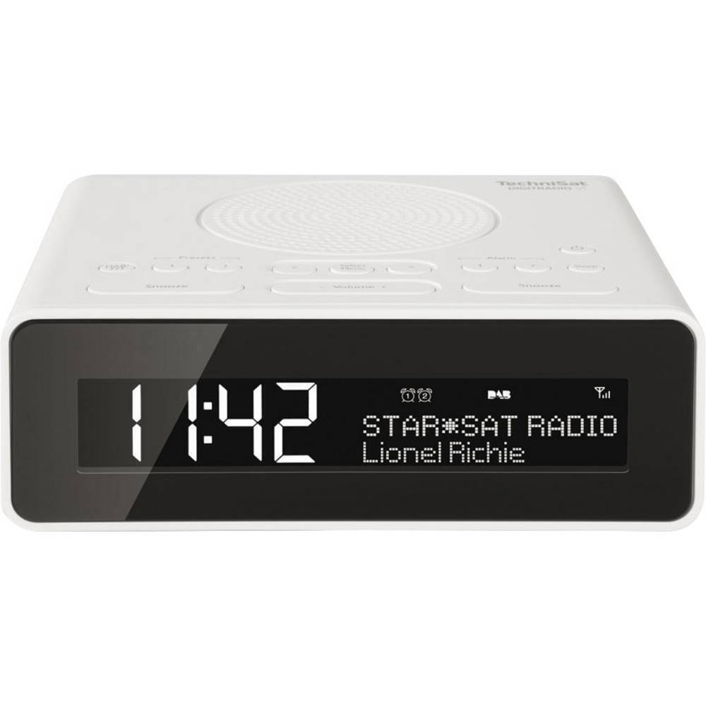 DAB+/UKW-Uhrenradio online TechniSat 51 eBay - DIGITRADIO kaufen | Weiß