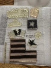 Close to My Heart My Acrylix Decorative Stamp God Bless America C1007