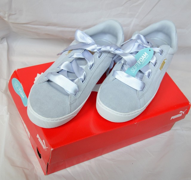 puma vikky ribbon platform sneaker