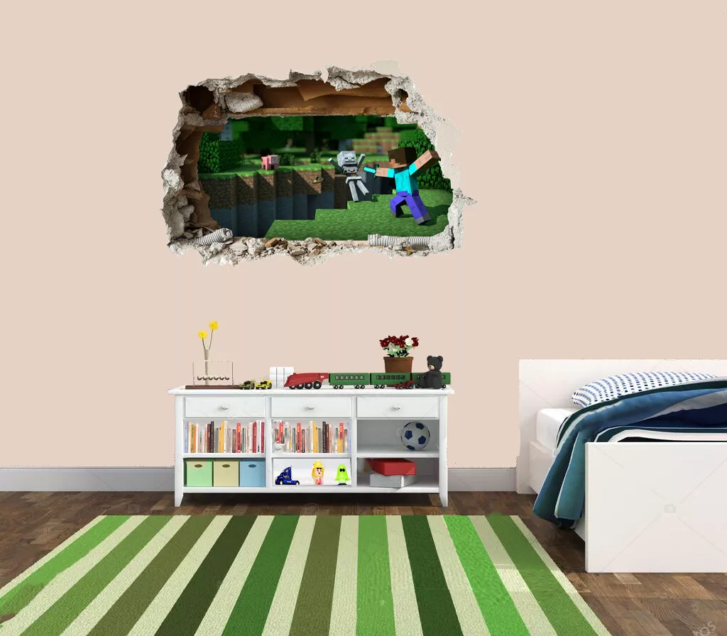 Minecraft 2024 decal wall
