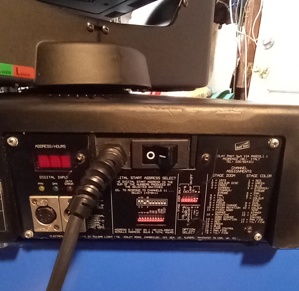 Clay Paky Stage Zoom 1200 professional dmx concert lighting moving head gobo