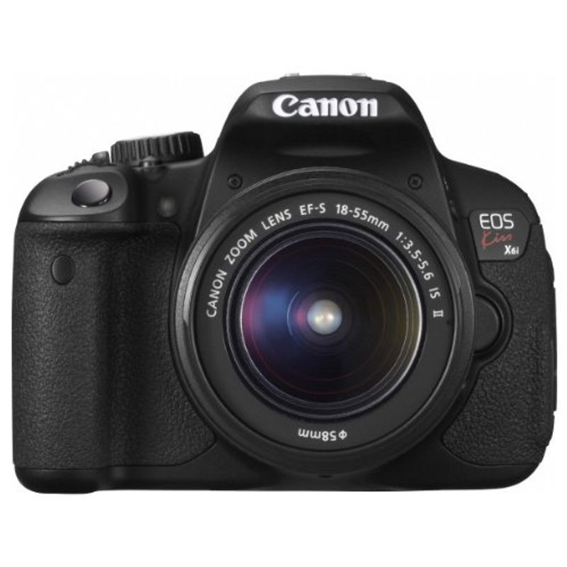 Canon　EOS Kiss X6i EF-S 18-55 IS I I Canon EOS Kiss X6i DSLR Camera Kit with EF-S18-55mm IS II