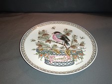 Dompfaff von Hutschenreuther Wandteller  Ole Winther Dezember d-26 cm
