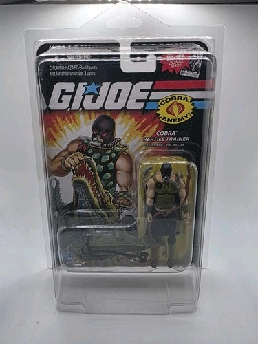 Cobra Reptile Trainer Crocmaster  G.I. Joe 3.75" Comic Series ARAH NIP
