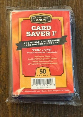 CBG PRO Card Saver 1 Semi Rigid Card Holders 5 10 50 100 200 PSA BGC SGC Grading