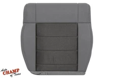 For 2007-2010 Jeep Wrangler X -Driver Bottom Replacement Cloth Seat Cover Gray