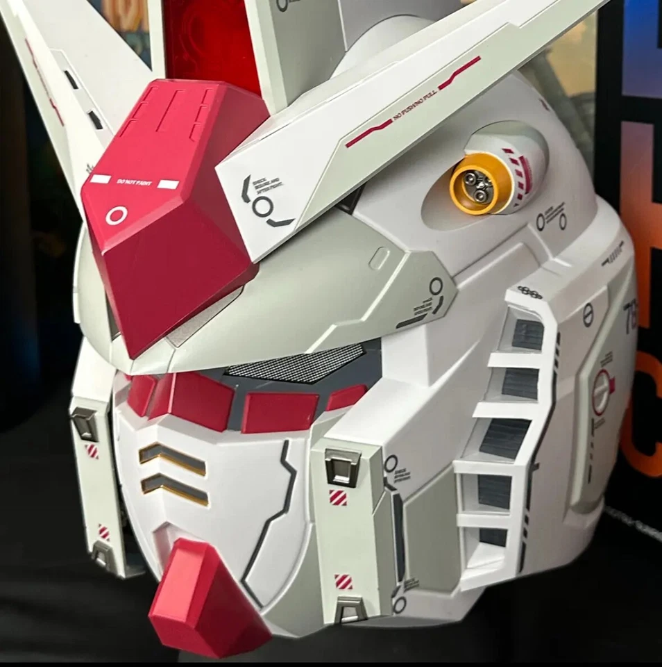 Anime Mobile Suit Gundam RX-78 Cosplay Wearable Helmet Mask Light up Collection - Image 3 of 4