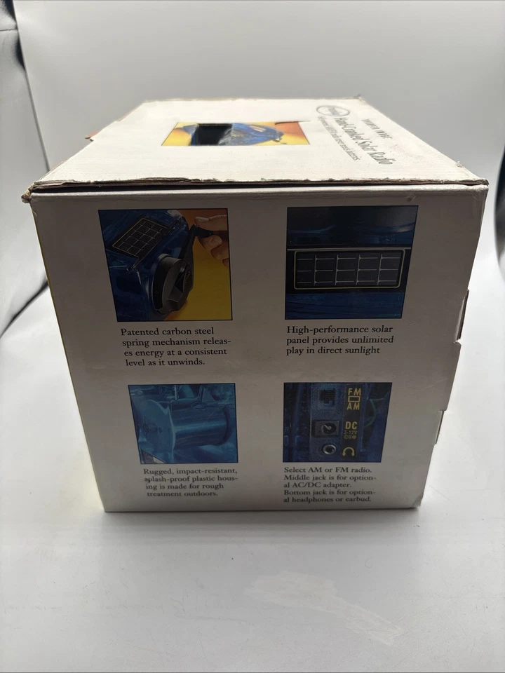 SHARPER IMAGE Hand-Cranked Solar Radio A.M/F.M - Image 2 of 4