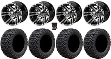 LSI Epic 10" Golf Wheels Machined 20" X-Trail Tires Yamaha
