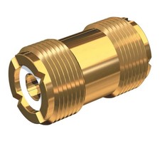 Shakespeare PL258 Gold Plated Barrel Connector PL-258-G For PL-259 Ended Cables
