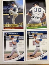 2018 Donruss Nolan Ryan Lot Of 4 Cards