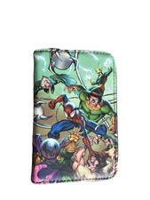 Cartera Loungefly X Spider-Man Siniister Six con cremallera Disney Marvel Comics NUEVA