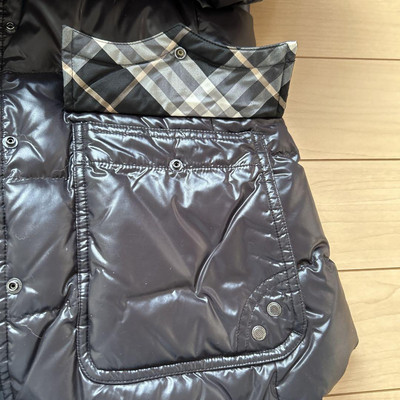 BURBERRY BLUE LABEL fur down jacket black M 38 | eBay