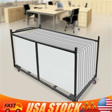 Rectangular Folding Table Cart Folding Table Trolley Table Cart Free Standing
